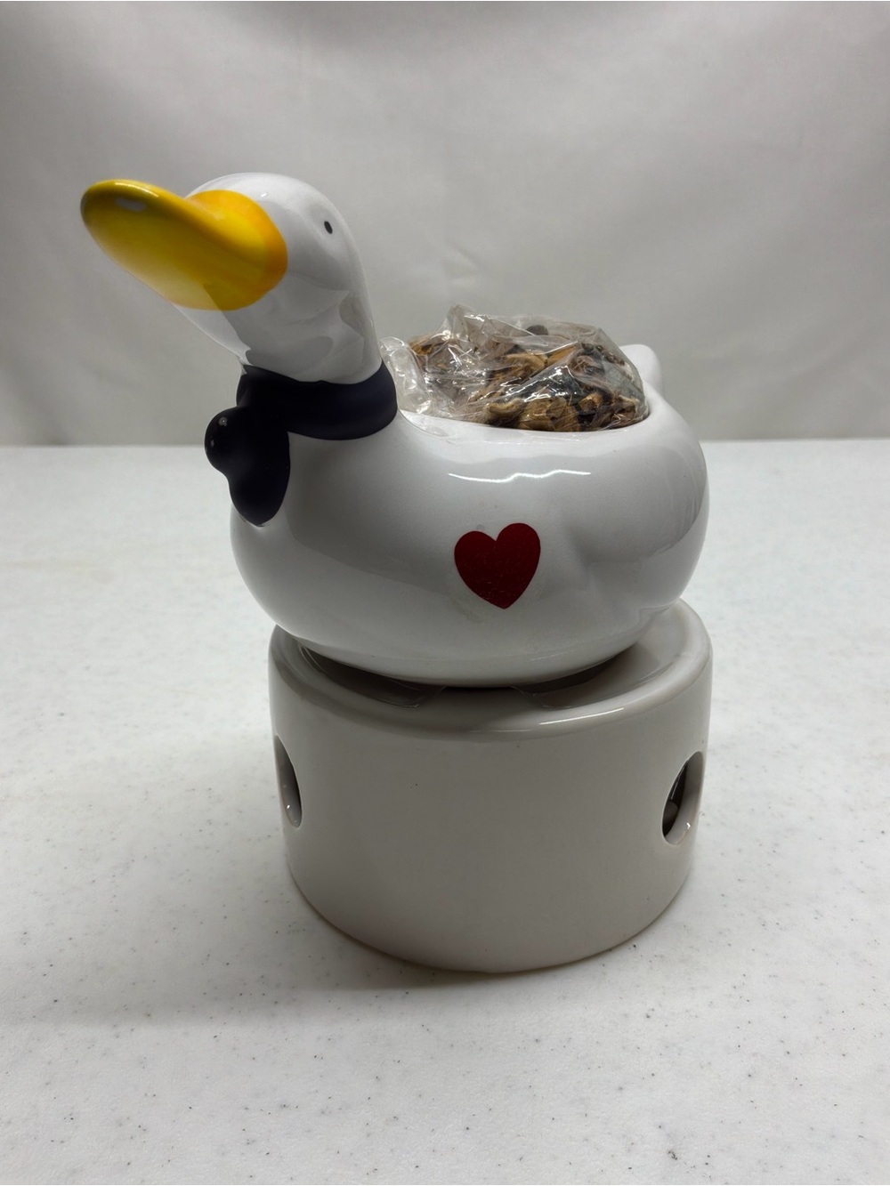 Vintage Goose Ceramic Simmer Potpourri Candle Cottage Core ~ 1980's ~NEW - Picture 4 of 11